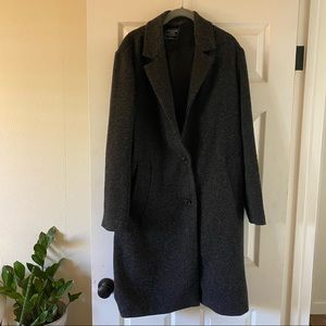 Abercrombie & Fitch wool Dad coat